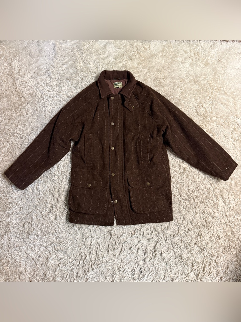 Medium Brown Hoggs of Fife Field Pro Hunting/Shooting Jacket/Coat. Good Cond.